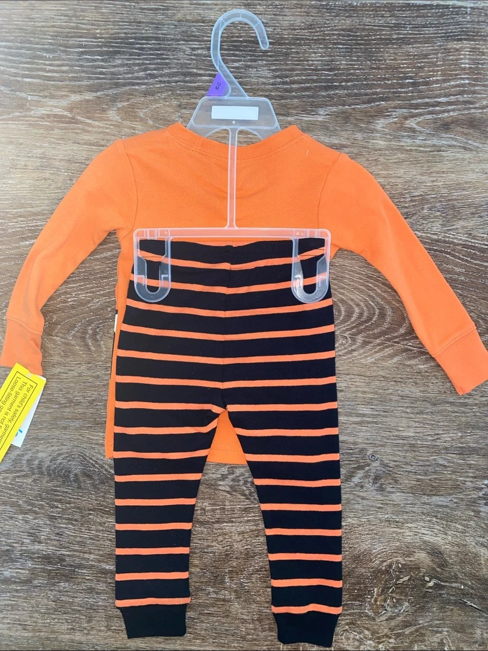 Carter's Orange & White Halloween Baby Sets in 3 sizes